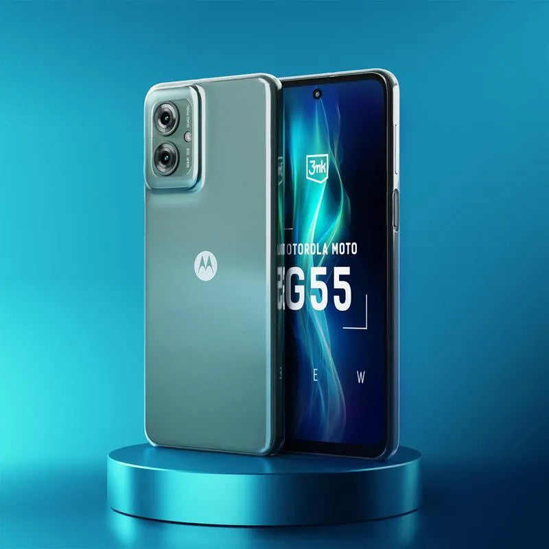 3mk skaidrus dėklas – dėklas, skirtas „Motorola Moto G55 5G“ (skaidrus)