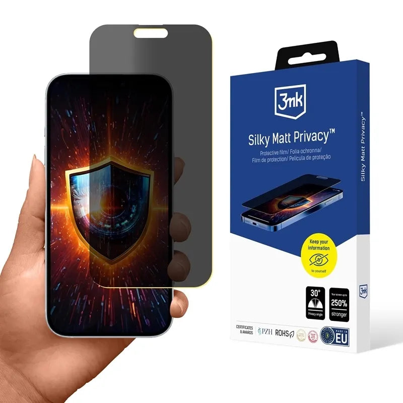 3mk Švelniai matinė plėvelė privatumui – matinė plėvelė, skirta iPhone 17 Pro