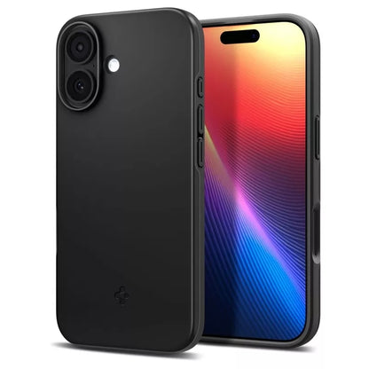 Spigen Thin Fit Mag MagSafe - Dėklas iPhone 17 (Juodas)