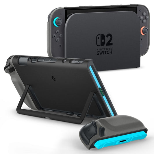 Spigen Nano Pop - Dėklas Nintendo Switch 2 (Juodasis sezamas)