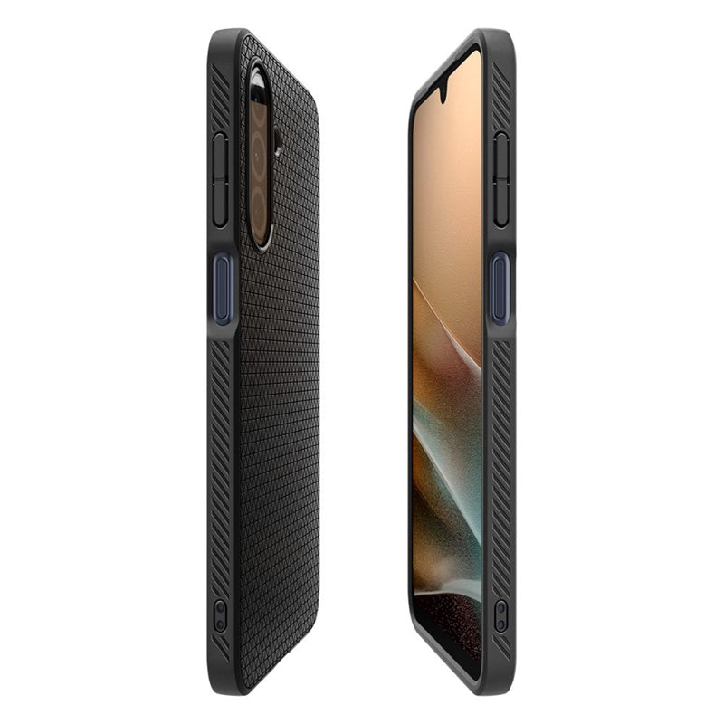 Spigen Liquid Air dėklas, skirtas Samsung Galaxy A26 5G (Matinis juodas)