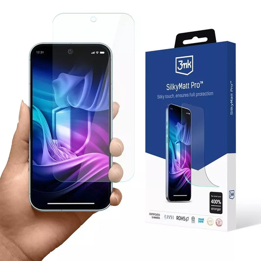 3mk Silky Matt Pro – matinė apsauginė plėvelė, skirta Google Pixel 9 / 9 Pro