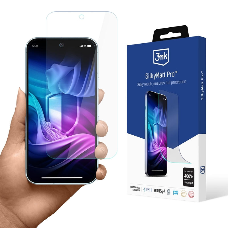 3mk Silky Matt Pro – matinė apsauginė plėvelė, skirta Google Pixel 9 / 9 Pro