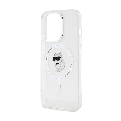 Karl Lagerfeld IML Choupette MagSafe – dėklas, skirtas iPhone 14 Pro (permatomas)