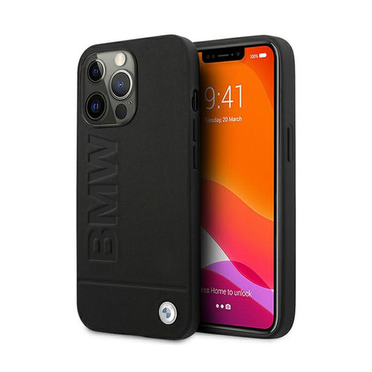 BMW logotipo įspaudas – dėklas, skirtas „iPhone 13 Pro Max“ (juodas)