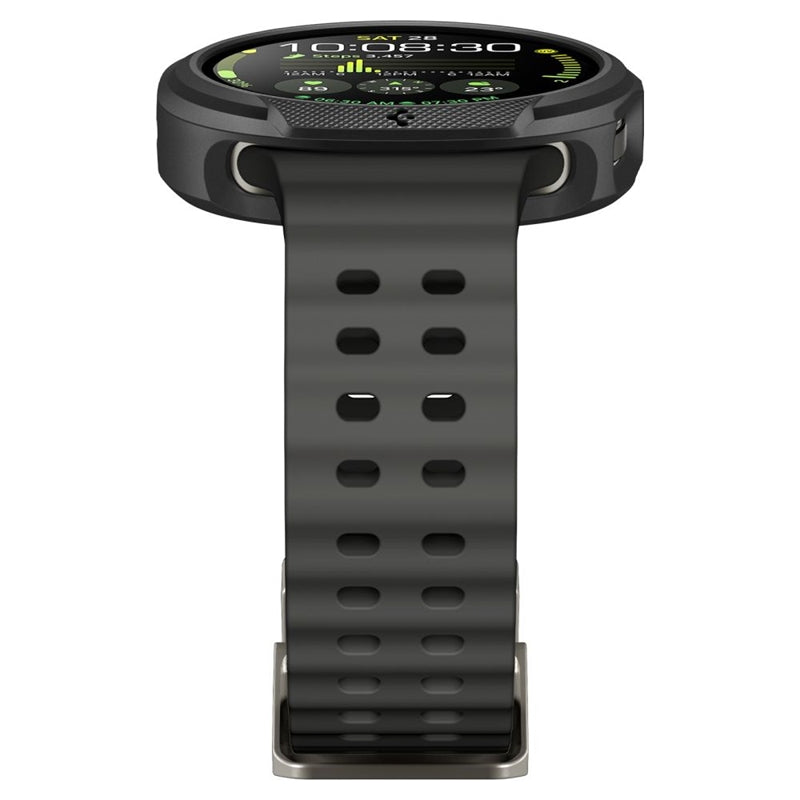Spigen Liquid Air – Dėklas, skirtas Samsung Galaxy Watch 8 44 mm (Matinė juoda)
