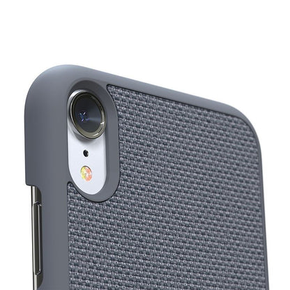 Nordic Elements Original Hel – Dėklas iPhone XR su tikru klevo medžiu (vidutiniškai pilka)