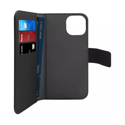 PURO Wallet Detachable – „2in1“ dėklas „iPhone 14 Plus“ (juodas)