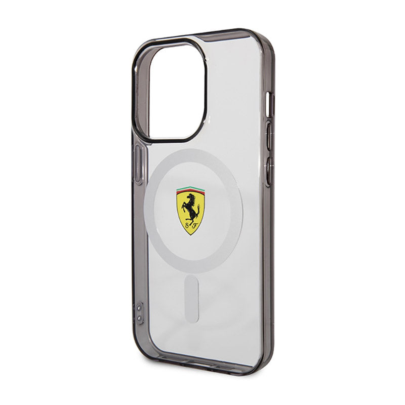 Ferrari Outline Magsafe – dėklas, skirtas „iPhone 14 Pro Max“ (skaidrus)