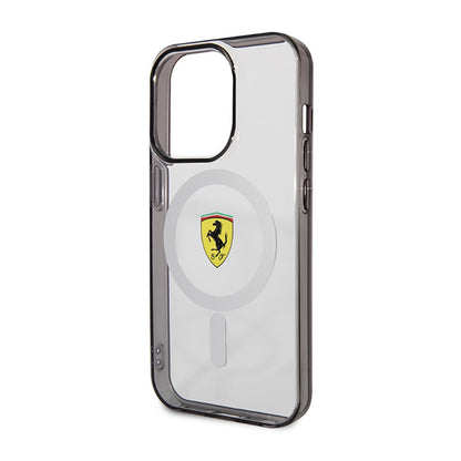 Ferrari Outline Magsafe – dėklas, skirtas „iPhone 14 Pro Max“ (skaidrus)