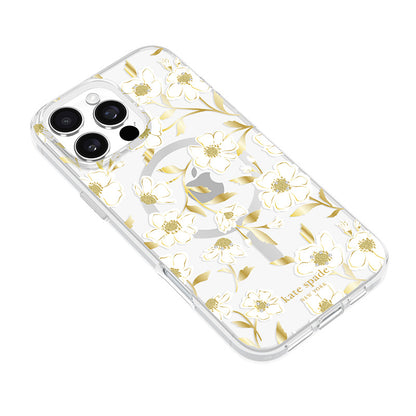 Kate Spade New York Protective Gems MagSafe – dėklas, skirtas iPhone 16 Pro Max (Sunshine Floral)