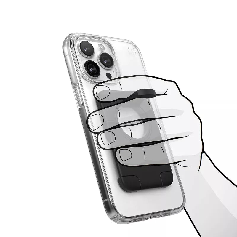 Speck ClickLock StandyGrip skirta MagSafe – juoda