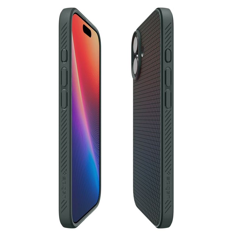 Spigen Liquid Air - Dėklas iPhone 17 (Vandenyno gelmių žalias)