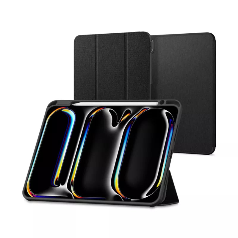 Spigen Urban Fit – dėklas, skirtas iPad Pro 11" (M4, 2024) (juodas)