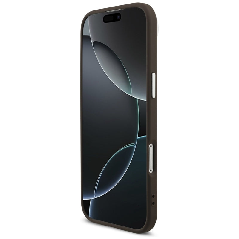 Guess 4G Big 4G Classic Logo dėklas iPhone Air (Ruda / Sidabrinė)