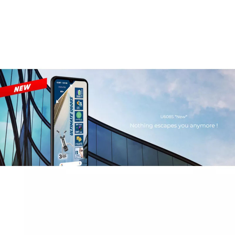 Energizer Ultimate U608S – išmanusis telefonas 2 GB RAM 32 GB 6,08 colio 4G Dual Sim ES (juodas)