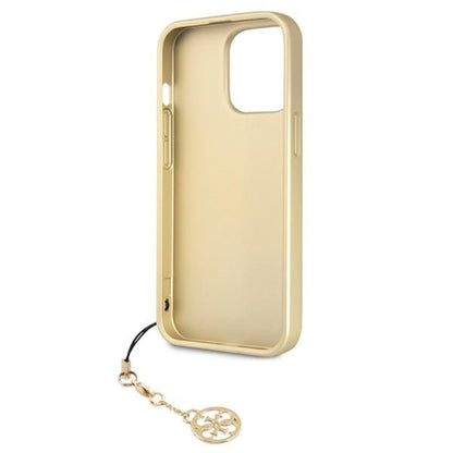 Guess 4G Charms Collection – dėklas, skirtas „iPhone 13 Pro Max“ (pilkos spalvos)