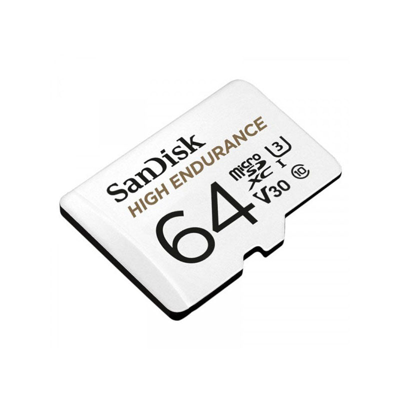 SanDisk High Endurance microSDXC – atminties kortelė 64 GB, 10 klasė, UHS-I, 100/40 MB/s, su adapteriu