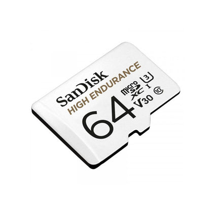 SanDisk High Endurance microSDXC – atminties kortelė 64 GB, 10 klasė, UHS-I, 100/40 MB/s, su adapteriu
