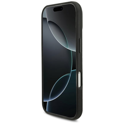 BMW M FW Metal Logo MagSafe dėklas iPhone 17 (juodas)