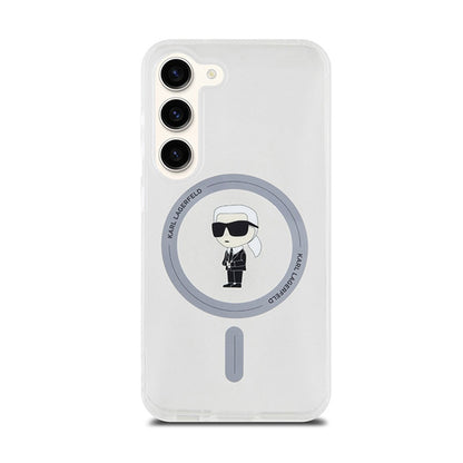 Karl Lagerfeld IML Ikonik MagSafe – dėklas, skirtas „Samsung Galaxy S23“ („skaidrus“)
