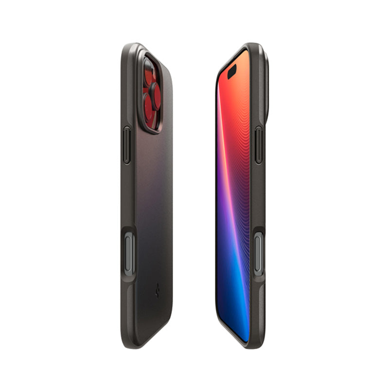 Spigen Thin Fit Mag MagSafe – dėklas, skirtas „iPhone 16 Pro“ (pilkas metalas)