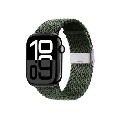 Crong Wave Band – Pintinė apyrankė skirta Apple Watch 44/45/46/49 mm (žalia)