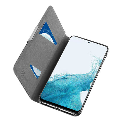 Cellularline knygelinis dėklas – dėklas Samsung Galaxy S23 (juodas)