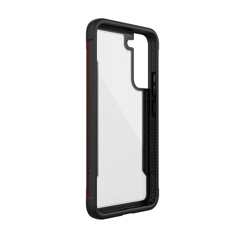 X-Doria Raptic Shield Pro – dėklas, skirtas „Samsung Galaxy S22+ 5G“ (su antimikrobine apsauga) (raudonas)