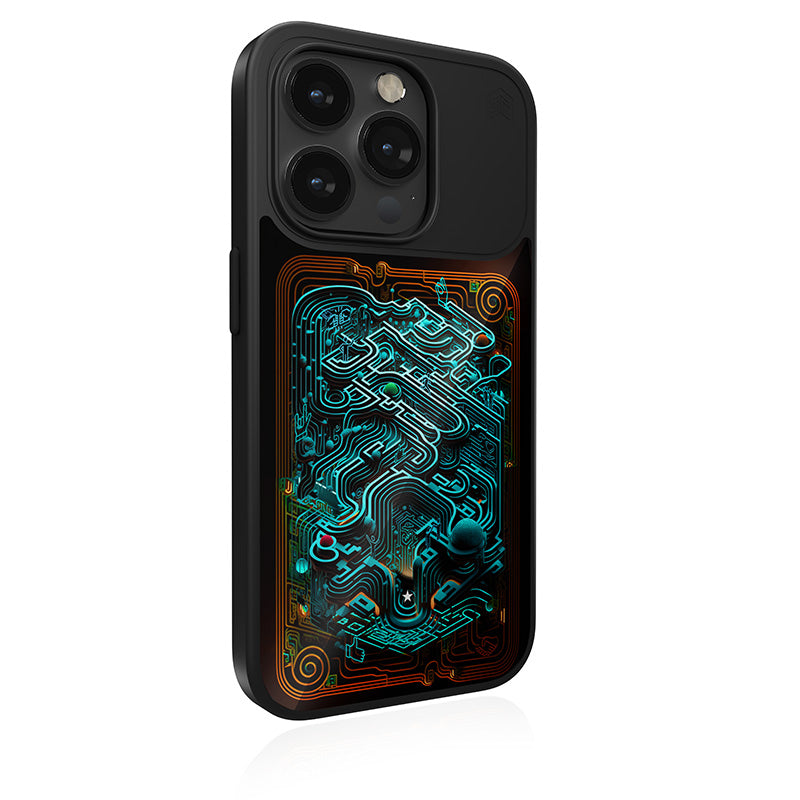 STM Reveal Warm MagSafe – dėklas iPhone 15 Pro (Black Realm)