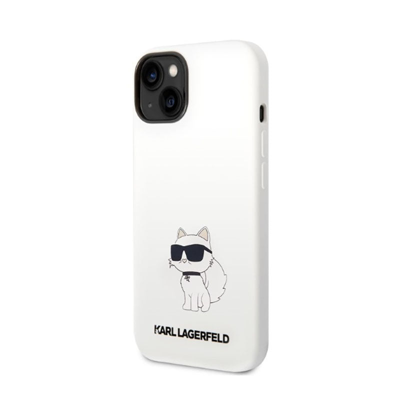Karl Lagerfeld Silicone NFT Choupette – Dėklas, skirtas iPhone 14 Plus (baltas)