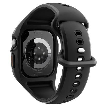Spigen Liquid Air Pro – dirželis su dėklu, skirtu Apple Watch 10 46 mm (matinė juoda)