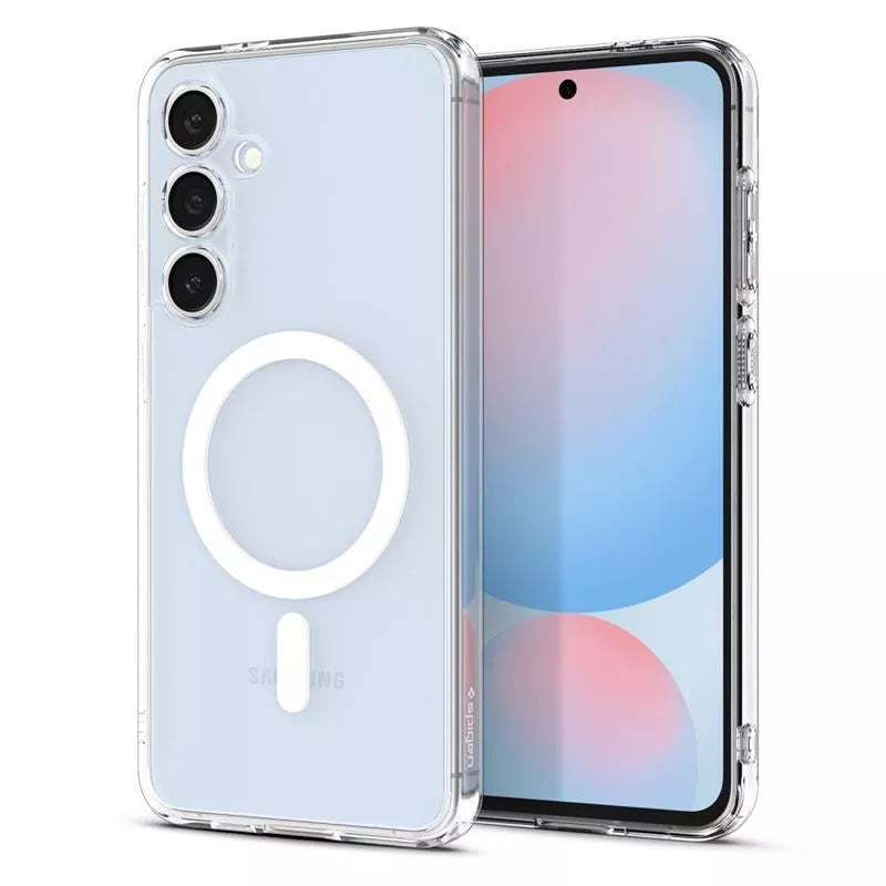 Spigen Ultra Hybrid Mag MagSafe - dėklas, skirtas Samsung Galaxy S24 FE (baltas)