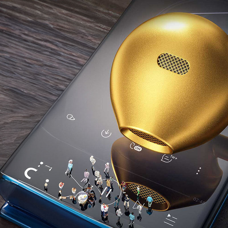 WEKOME YC05 Sakin serija - 3,5 mm lizdo laidinės ausinės (aukso spalvos)