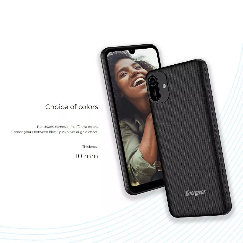 Energizer Ultimate U608S – išmanusis telefonas 2 GB RAM 32 GB 6,08 colio 4G Dual Sim ES (juodas)