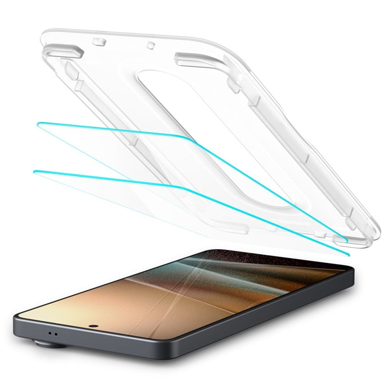 Spigen GLAS.TR EZ Fit Pro AC 2 vnt. – Antirefleksinis grūdintas stiklas, skirtas Samsung Galaxy S26 Ultra (2 vnt.)
