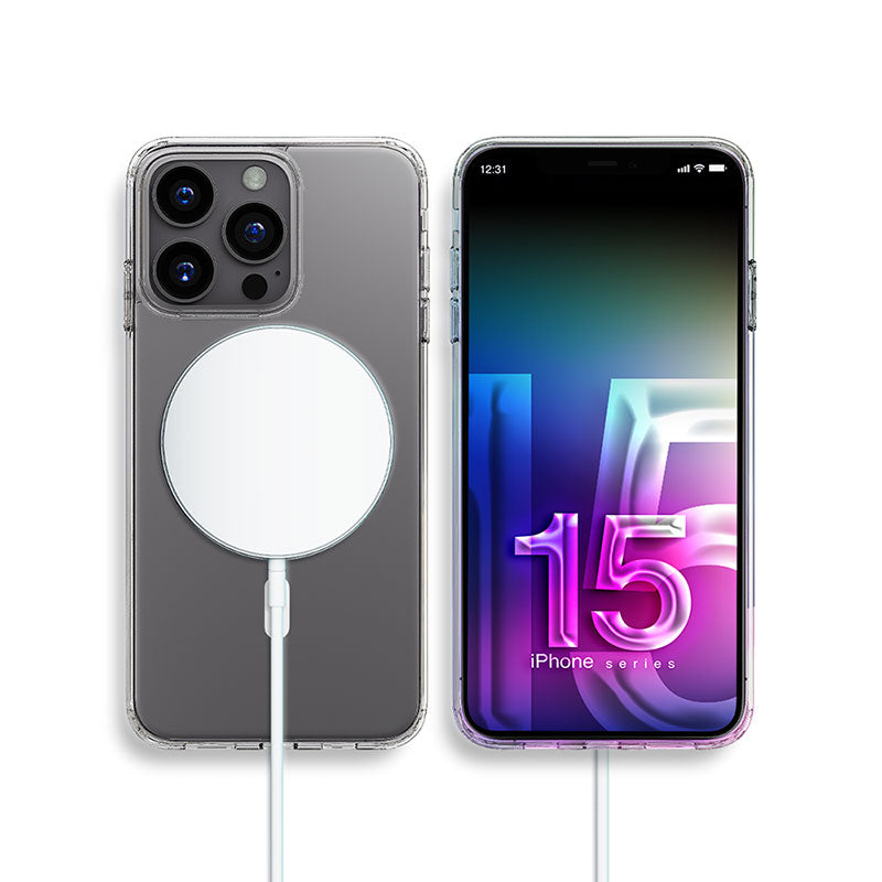 3mk Mag Case – dėklas skirtas iPhone 15 Pro (skaidrus)