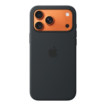 Apple silikoninis dėklas – silikoninis dėklas su MagSafe, skirtas iPhone 17 Pro Max (juodas)