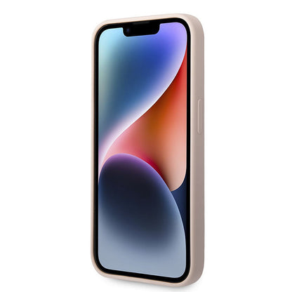 Karl Lagerfeld silikoninis "Ikonik Karl's Head MagSafe" dėklas, skirtas "iPhone 14 Pro Max" (rožinis)