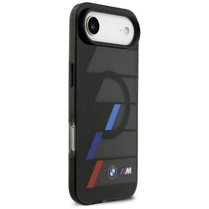BMW M IML metaliniai mygtukai, trys spalvos, MagSafe – iPhone Air dėklas (juodas)