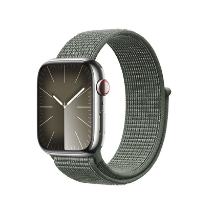 Crong Nylon 	extendash{} sportinis dirželis, skirtas Apple Watch 44/45/46/49 mm (karinė žalia)
