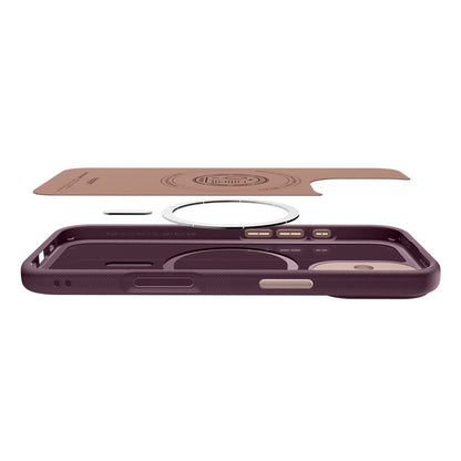 Spigen Nano Pop Mag MagSafe - Dėklas, skirtas iPhone 17 (Burgundy Bean)