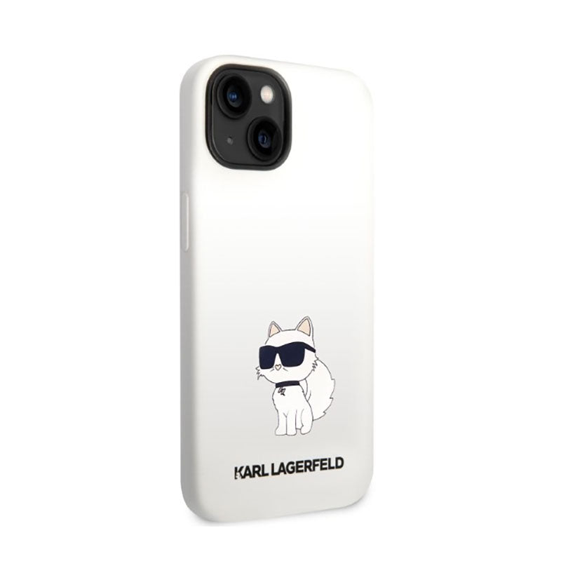 Karl Lagerfeld Silicone NFT Choupette – Dėklas, skirtas iPhone 14 Plus (baltas)