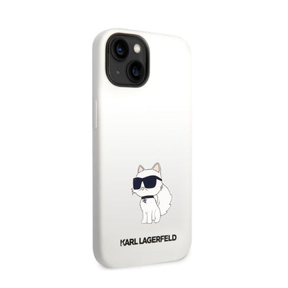 Karl Lagerfeld Silicone NFT Choupette – Dėklas, skirtas iPhone 14 Plus (baltas)