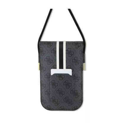 Guess 4G Stripes – Rankinė per petį telefonui (juoda)