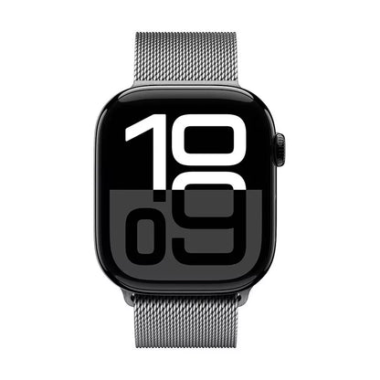 "Crong Milano Steel" - Nerūdijančio plieno dirželis "Apple Watch" 44/45/46/49 mm (sidabrinis)
