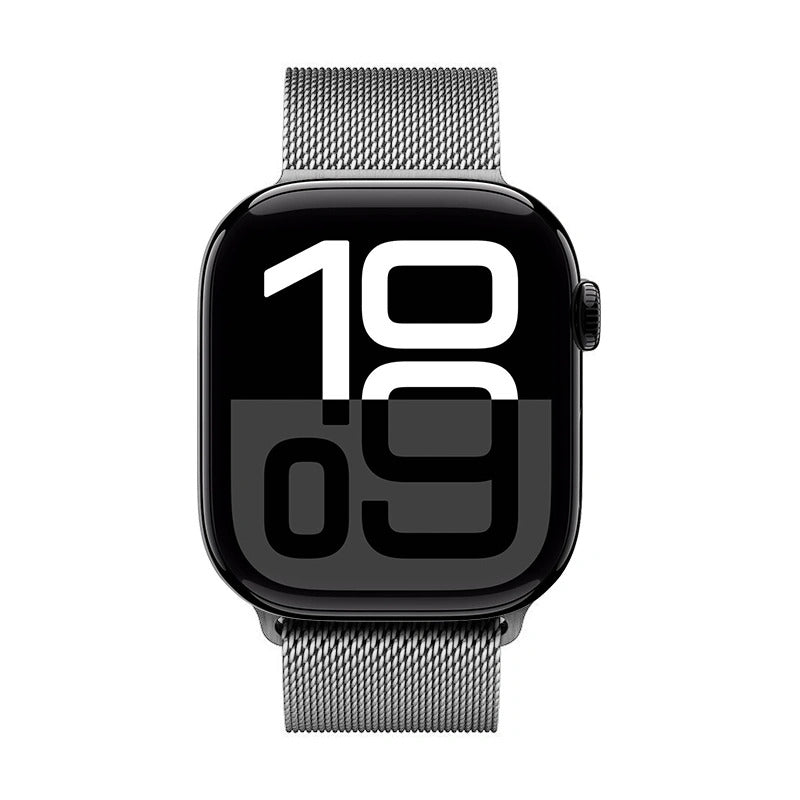 "Crong Milano Steel" - Nerūdijančio plieno dirželis "Apple Watch" 44/45/46/49 mm (sidabrinis)