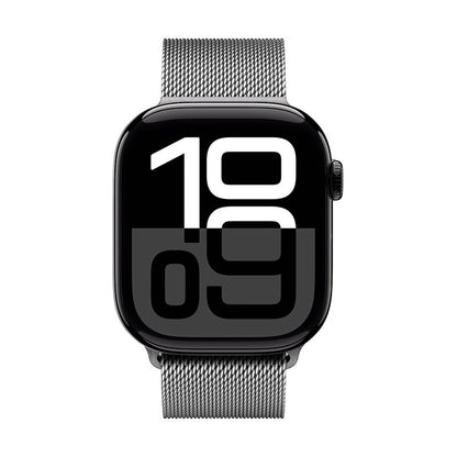 "Crong Milano Steel" - Nerūdijančio plieno dirželis "Apple Watch" 44/45/46/49 mm (sidabrinis)