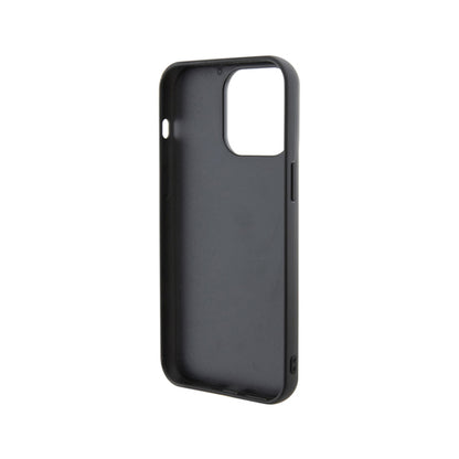 Karl Lagerfeld 3D guminis su kelių logotipų dėklas – dėklas skirtas iPhone 15 Pro Max (juoda)