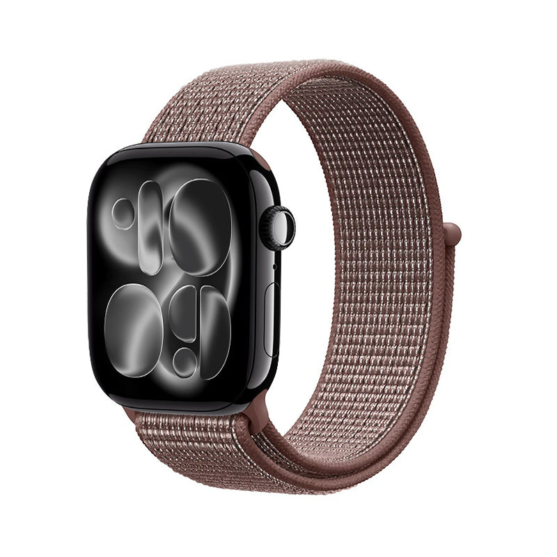 Crong Nailono - Sportinis dirželis, skirtas Apple Watch 38/40/41/42 mm (Smokey Mauve)